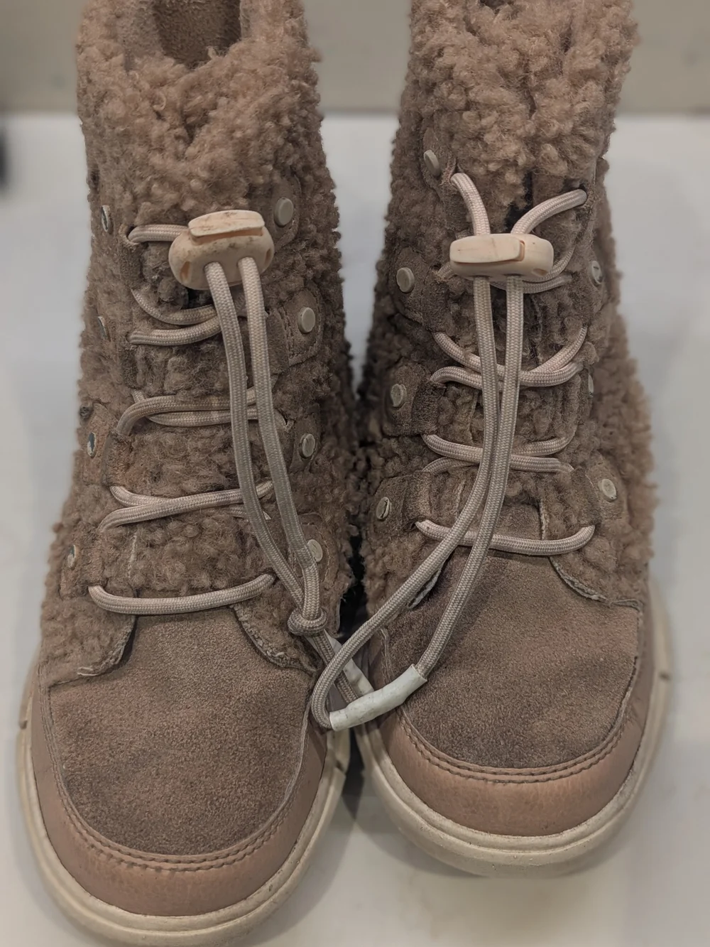 Sorel Girls Cozy Sherpa Boots - Taupe